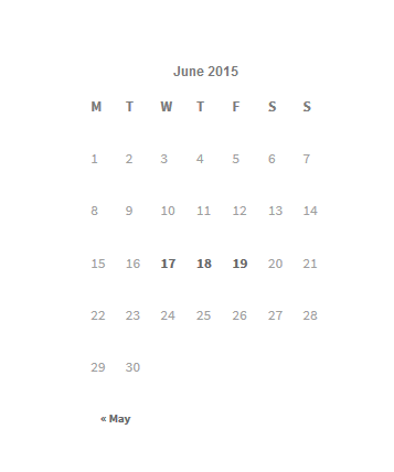 calendar